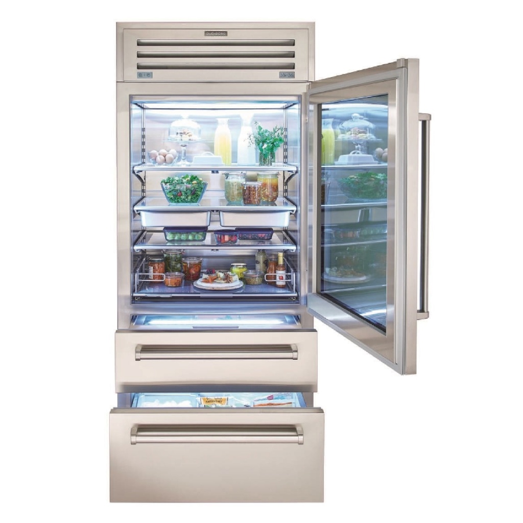 Refrigerador/Congelador PRO Bisagra Izquierda 36", Sub-Zero 