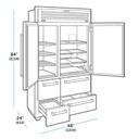 Refrigerador/Congelador PRO 48", Sub-Zero  