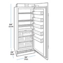 Congelador de Columna 30", Sub-Zero 