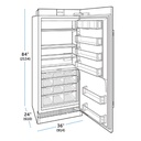 Refrigerador de Columna Bisagra Derecha 36", Sub-Zero 