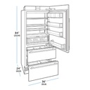 Refrigerador/Congelador Alto 36", Sub-Zero 