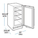 Centro de Bebidas con Puerta Sólida 15", Sub-Zero 