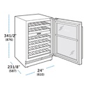 Conservador de vino 24", Sub-Zero 