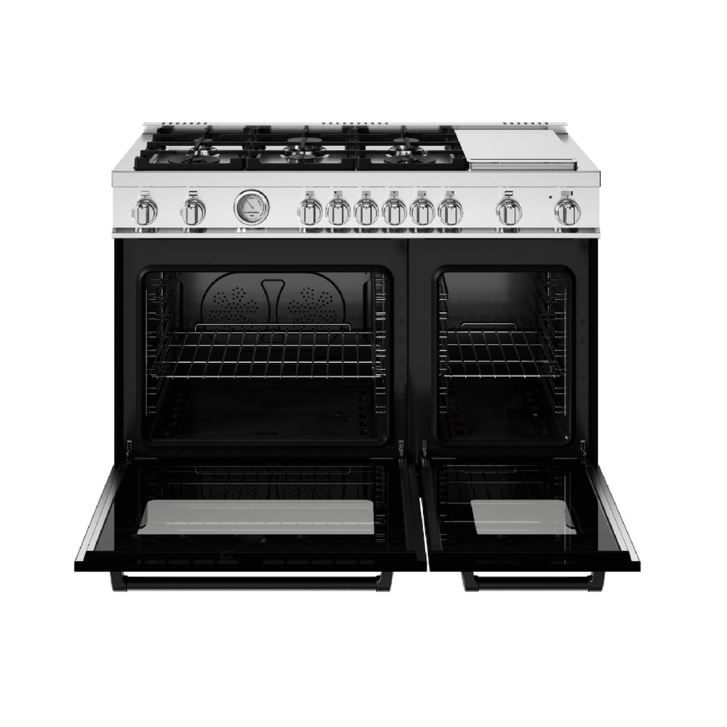 Estufa 48" Master Series, Negro, Bertazzoni 