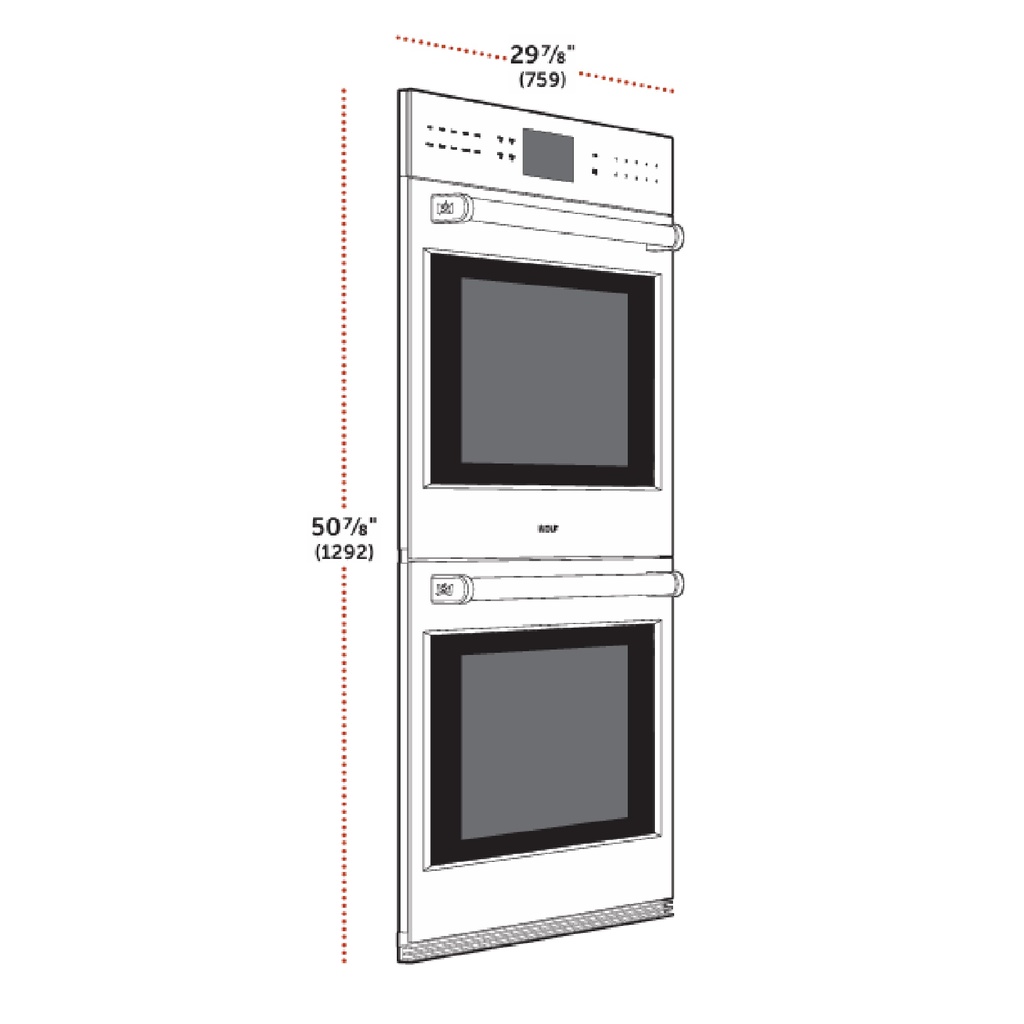 Horno Doble, Profesional Series E 30”, Wolf 
