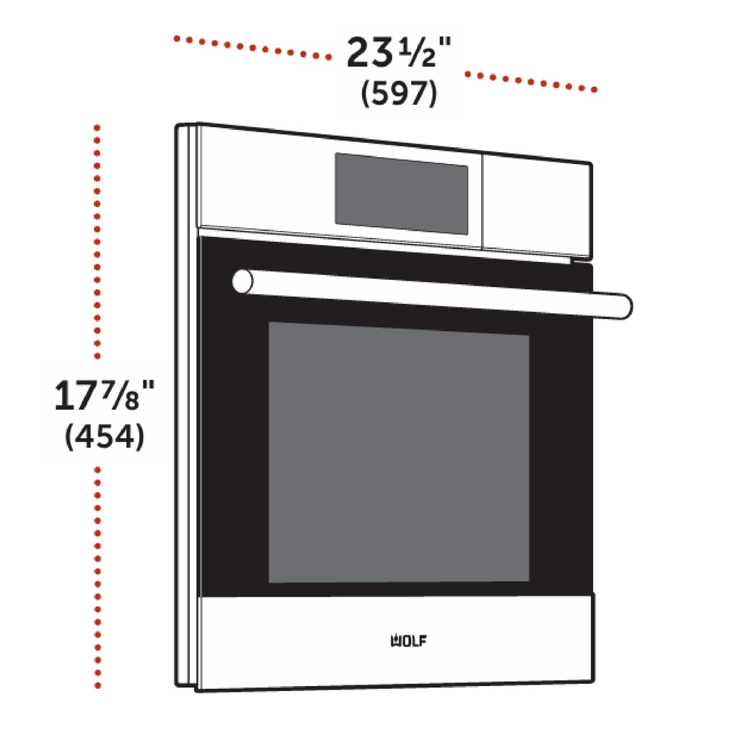 Horno de Vapor con Convección 24" (Sin conexión al agua), Wolf 