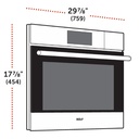 Horno de Vapor con Convección 30" (Sin conexión al agua), Wolf 