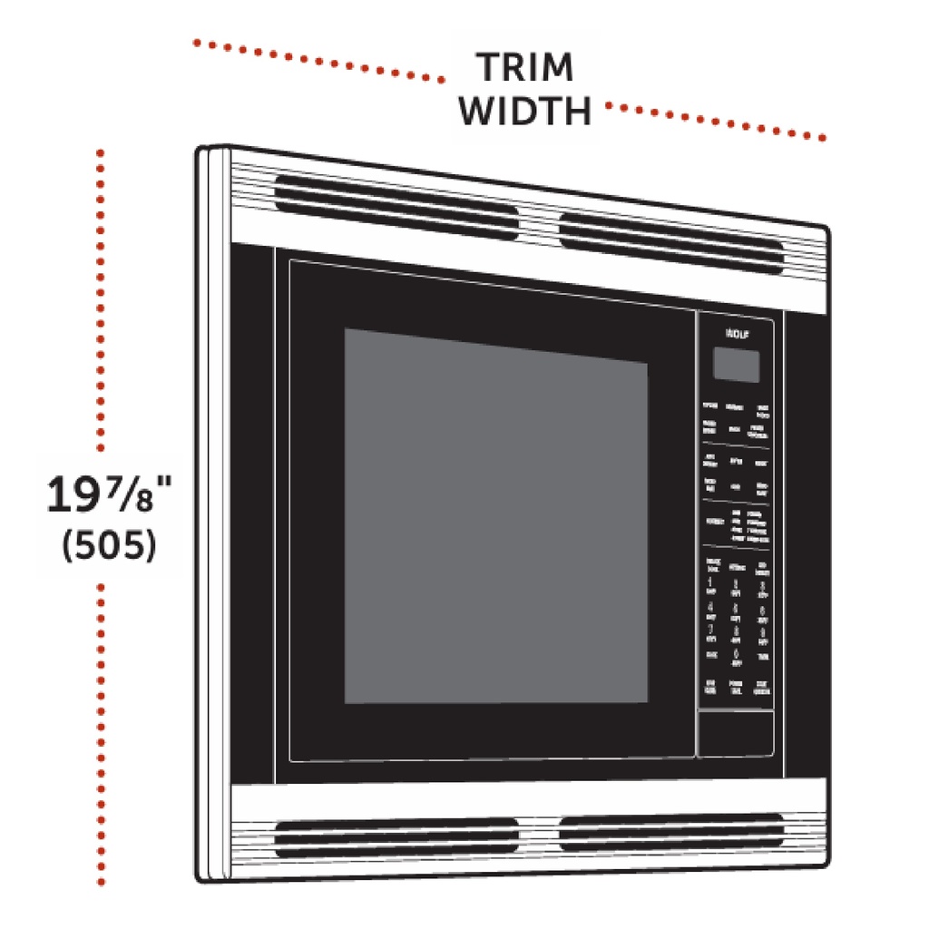 Horno Microondas con Convección 24", Wolf 