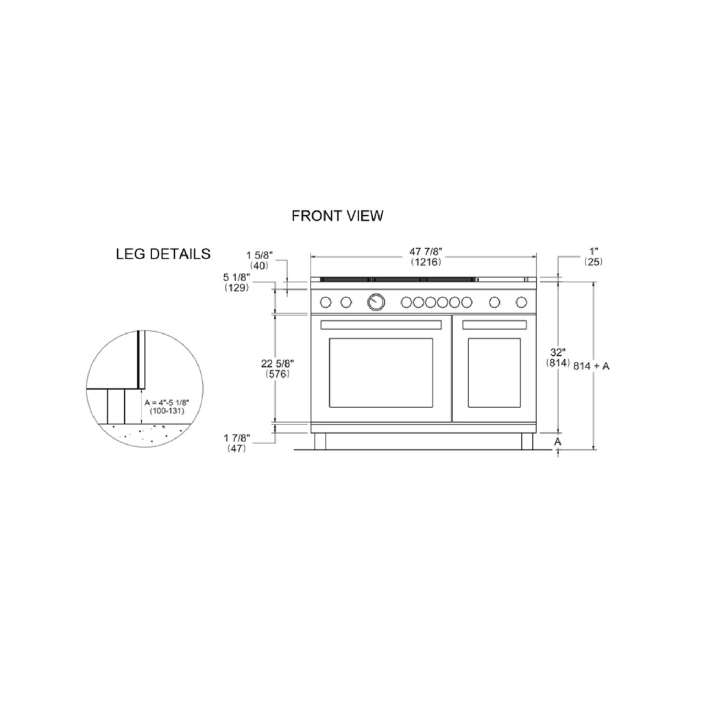 Estufa 48" Professional Series, Blanco, Bertazzoni 