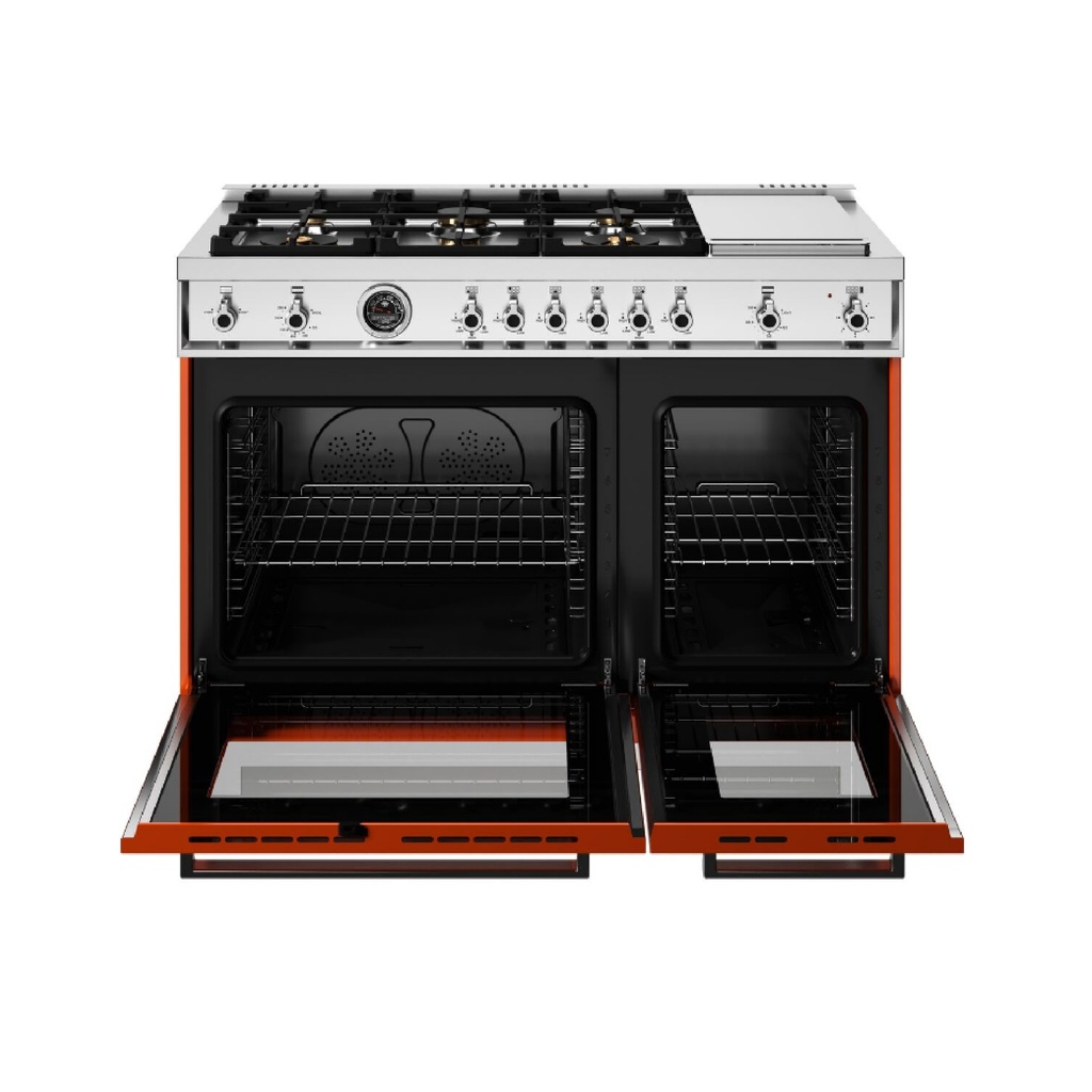Estufa 48" Professional Series, Naranja, Bertazzoni 