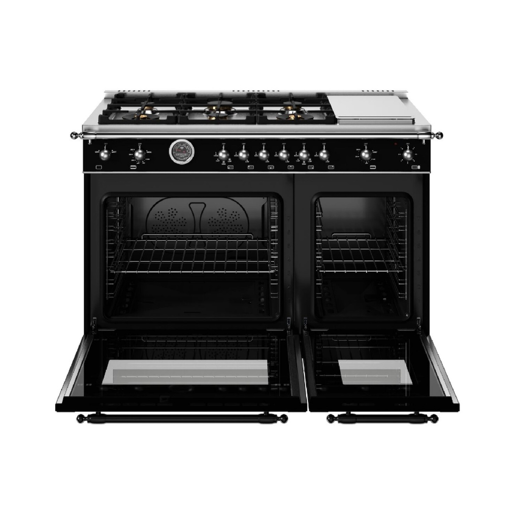 Estufa 48" Series Heritage, Negro, Bertazzoni 
