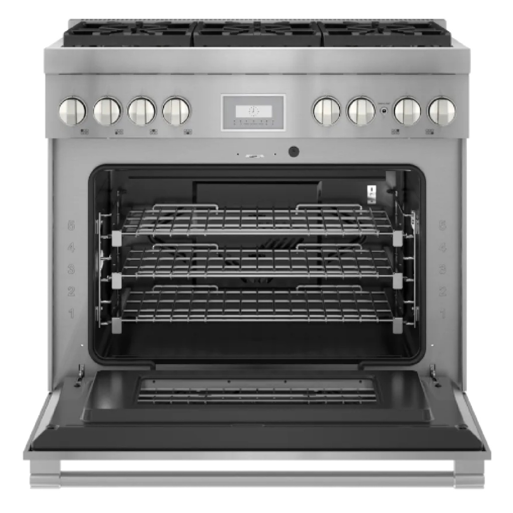 Estufa profesional a gas 36'', Thermador 
