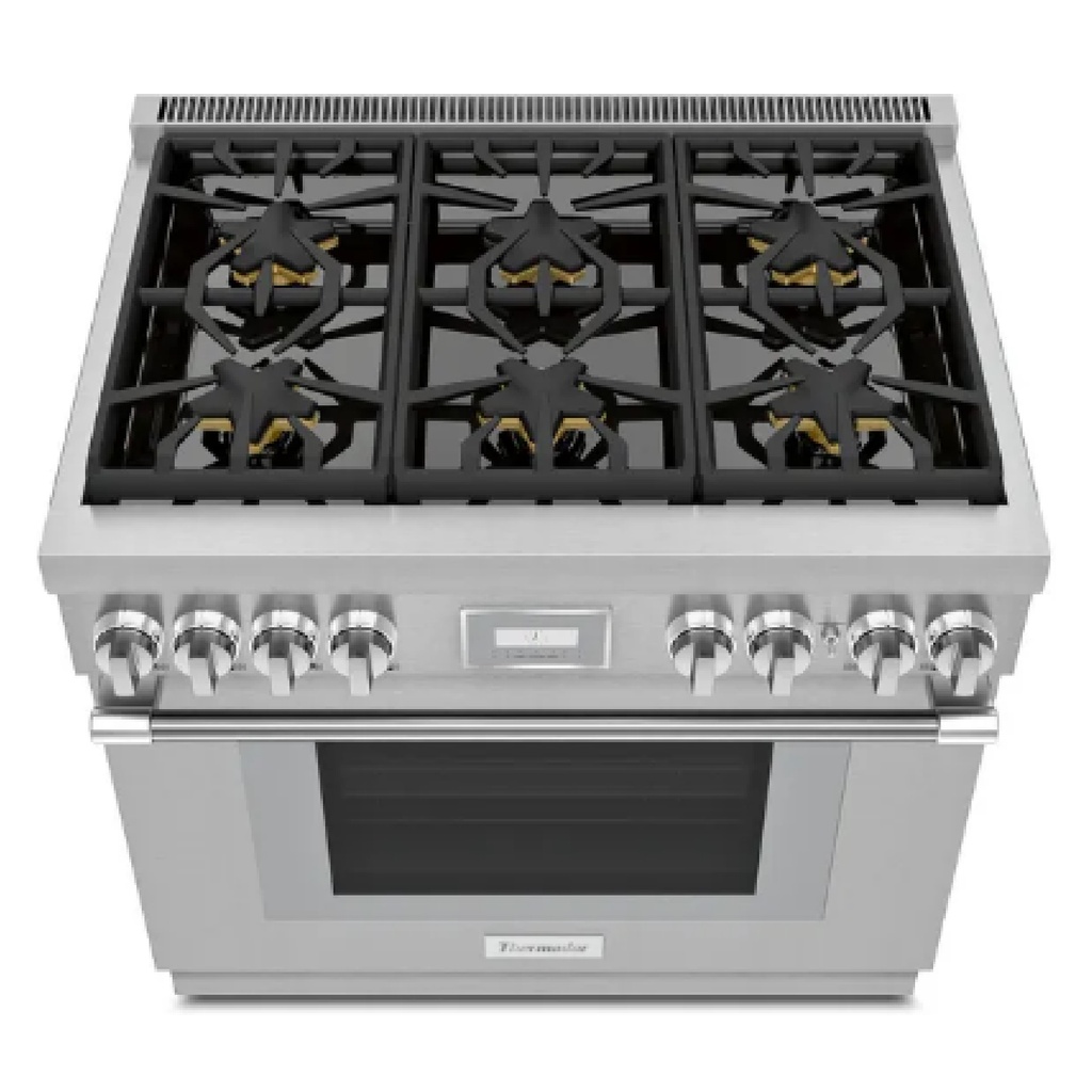 Estufa profesional a gas 36'', Thermador 