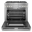 Estufa Profesional de combustible Dual 36", Thermador