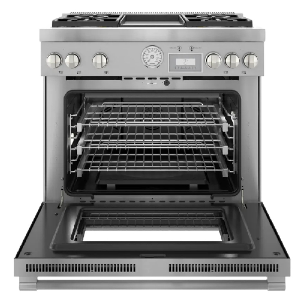 Estufa Profesional de combustible Dual 36", Thermador  