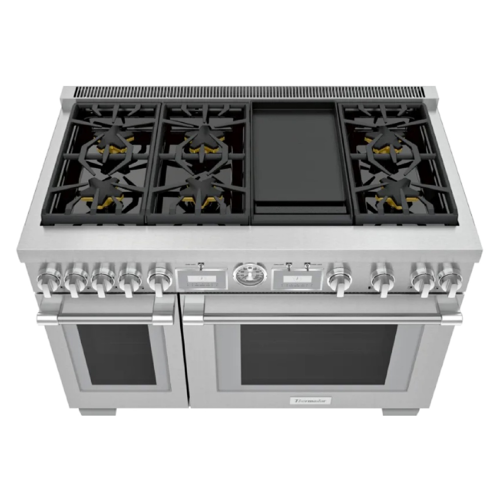 Estufa Profesional de combustible Dual 48", Thermador 
