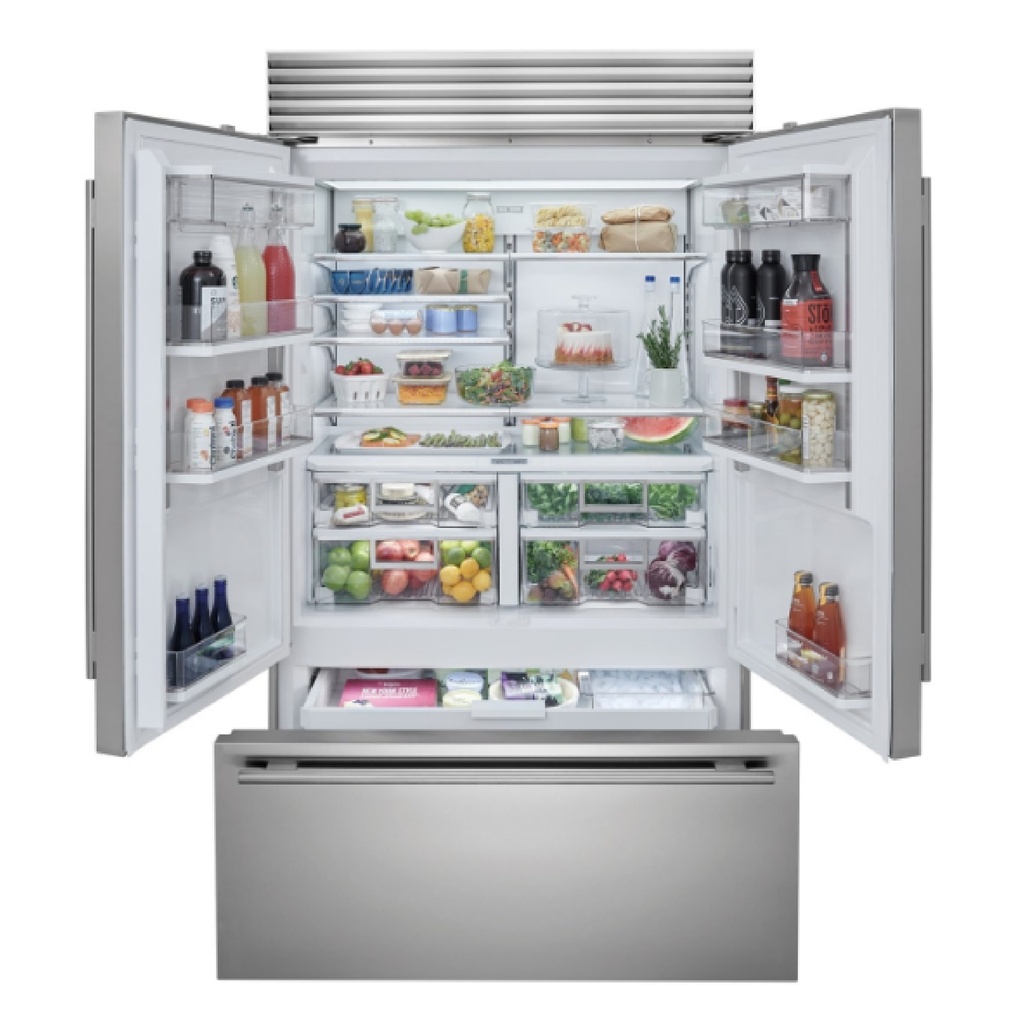 Refrigerador/Congelador Panelable Puerta Francesa 48", Sub-Zero 