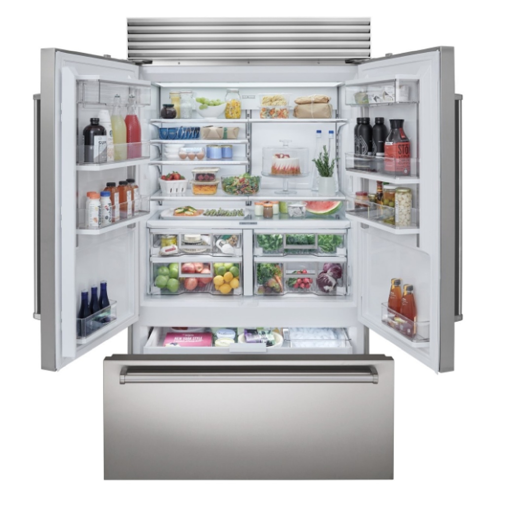 Refrigerador/Congelador Panelable Puerta Francesa 48", Sub-Zero 