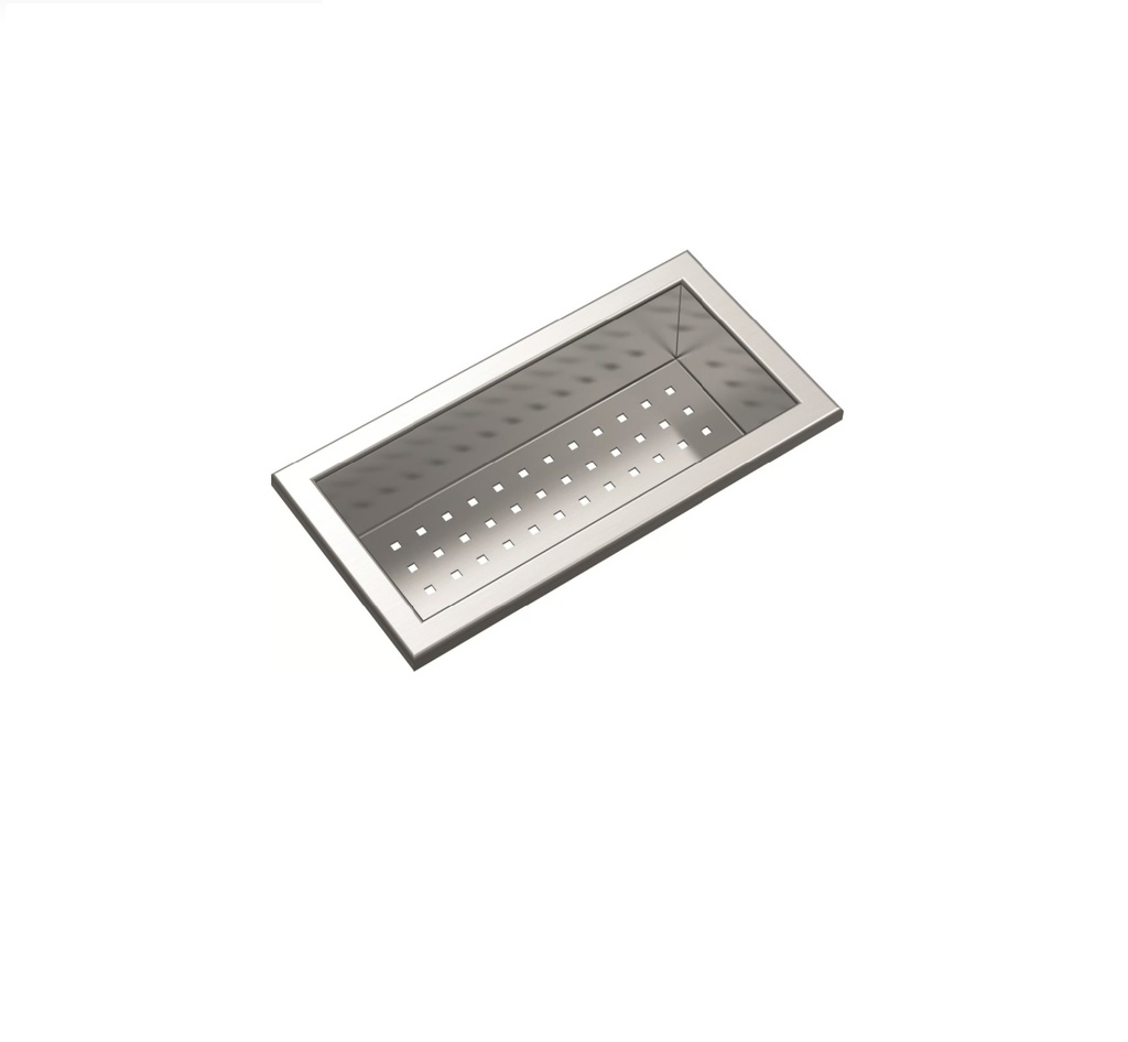 COLADOR / ESCURRIDOR EN ACERO 272 x 138 mm (UNICA PIEZA)