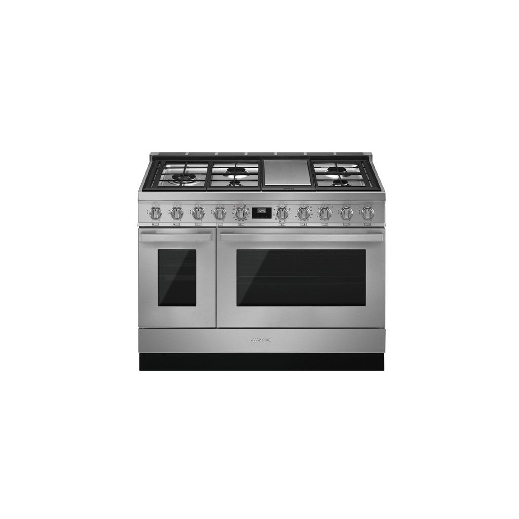 Estufa con horno triple convección, Smeg 