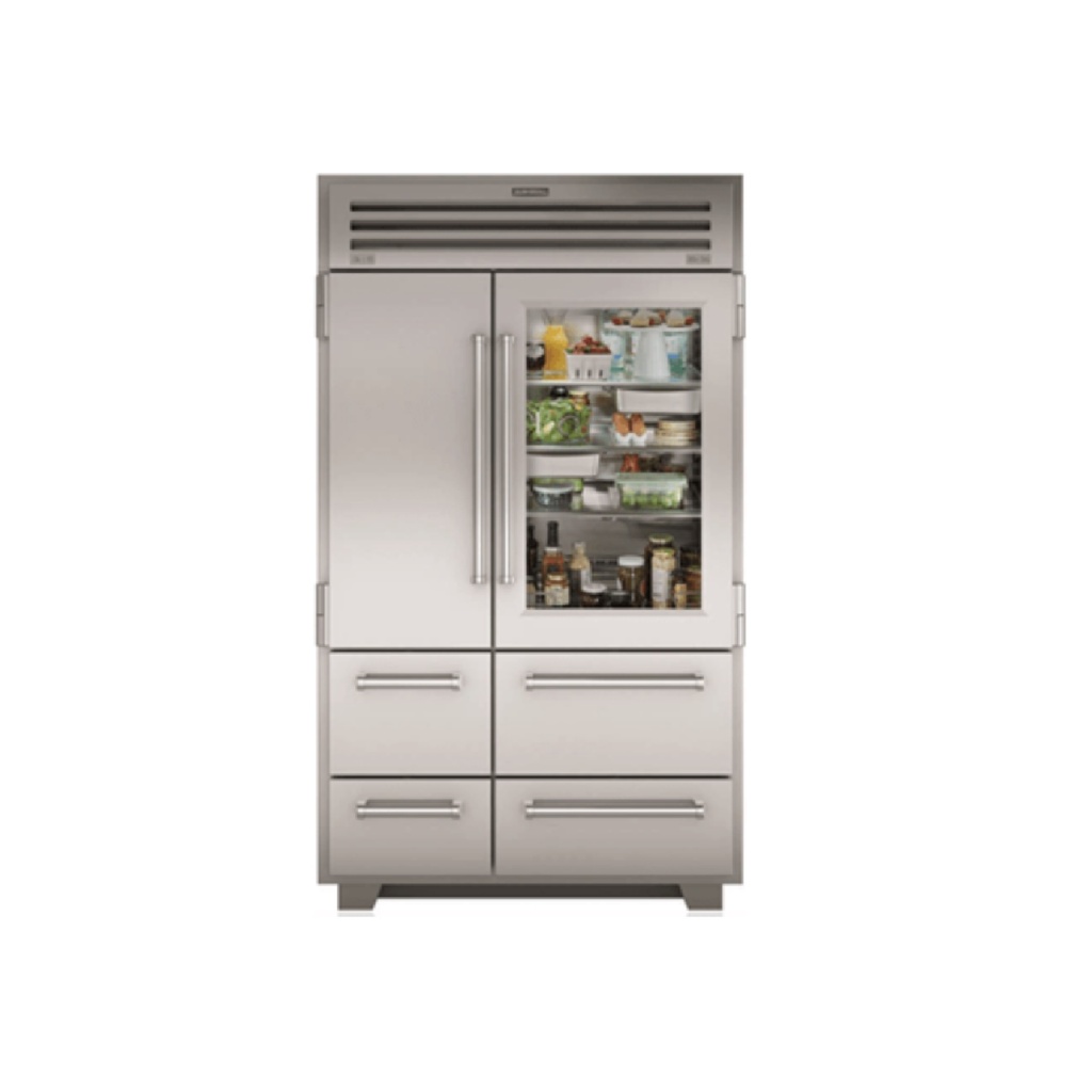 Refrigerador con Puerta de Vidrio de Gran Altitud 48", Sub-Zero  