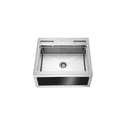 Tarja con Panel de Vidrio Negro Decorado, Dawn 