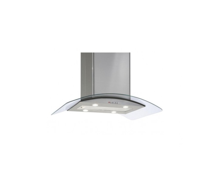 Campana Isla Con Cristal 36" 