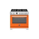 Estufa Professional Series 36", Naranja, Bertazzoni 