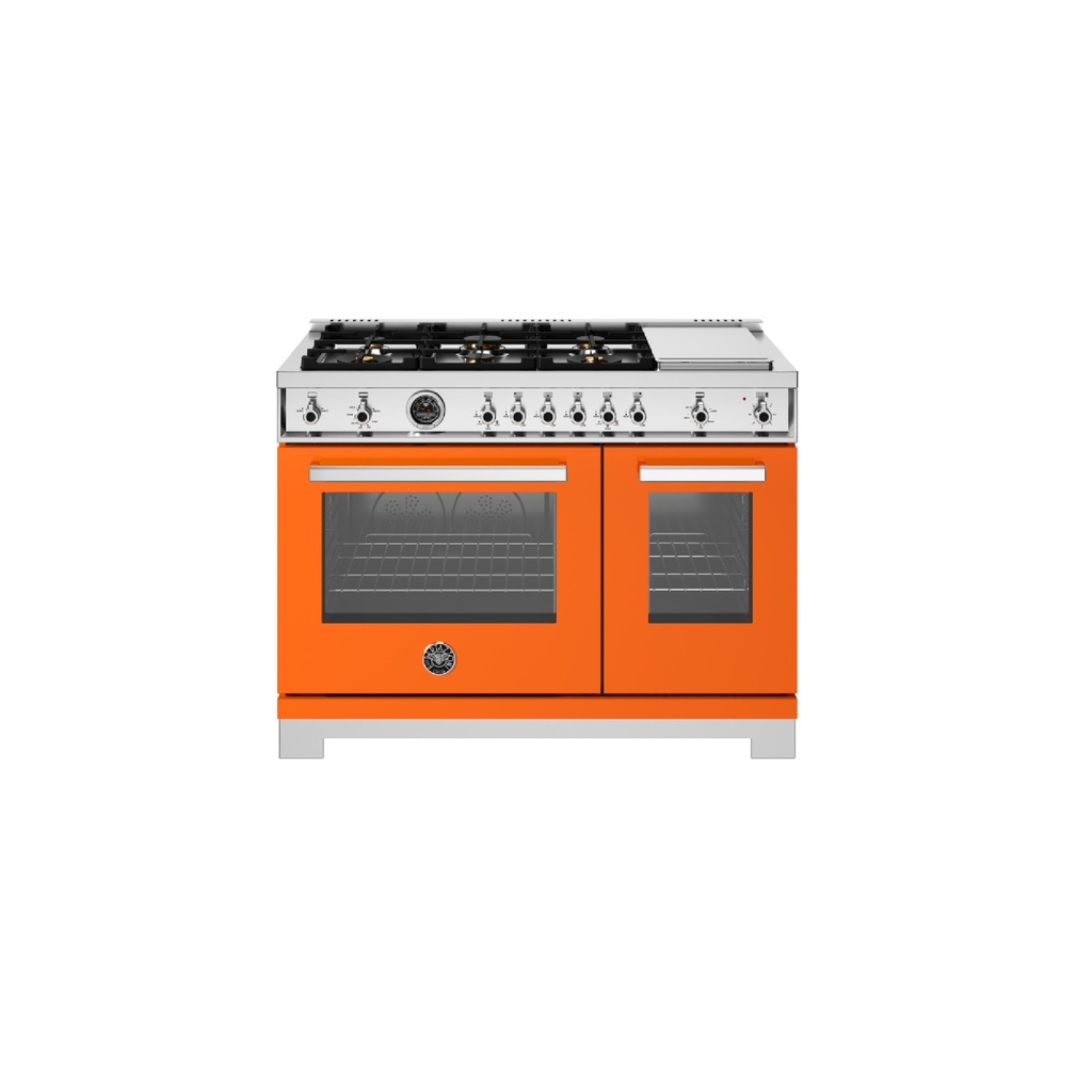 Estufa 48" Professional Series, Naranja, Bertazzoni 