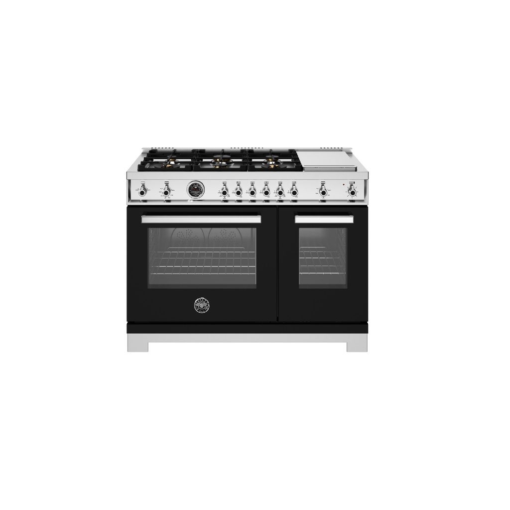 Estufa 48" Professional Series, Negro, Bertazzoni 