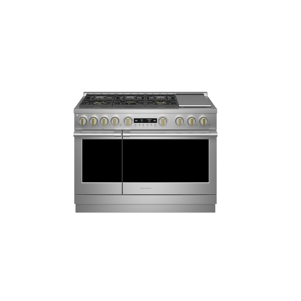 Estufa de 120 cms/48’’ / 6 quemadores + plancha, All-Gas,  Monogram 