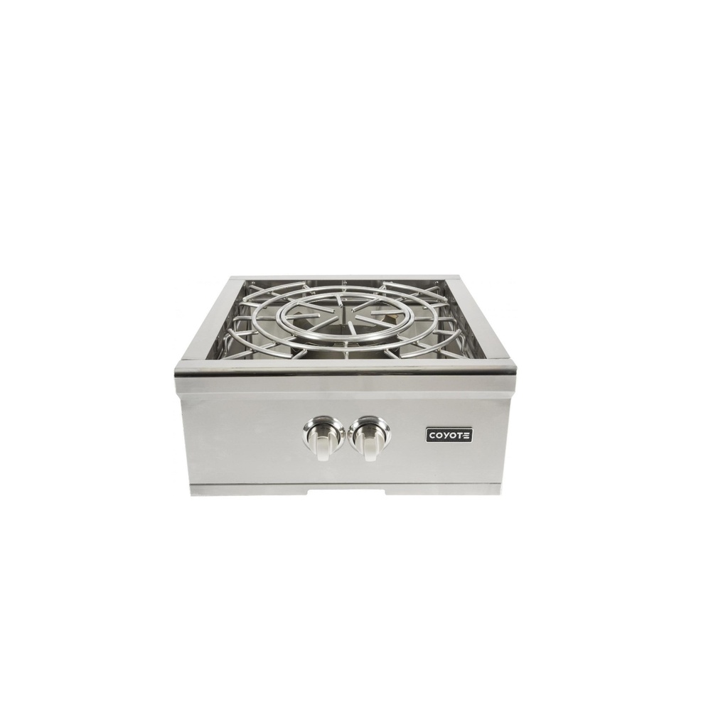 SUPER QUEMADOR EN GAS LP 24" DE ANCHO, ACERO INOX.