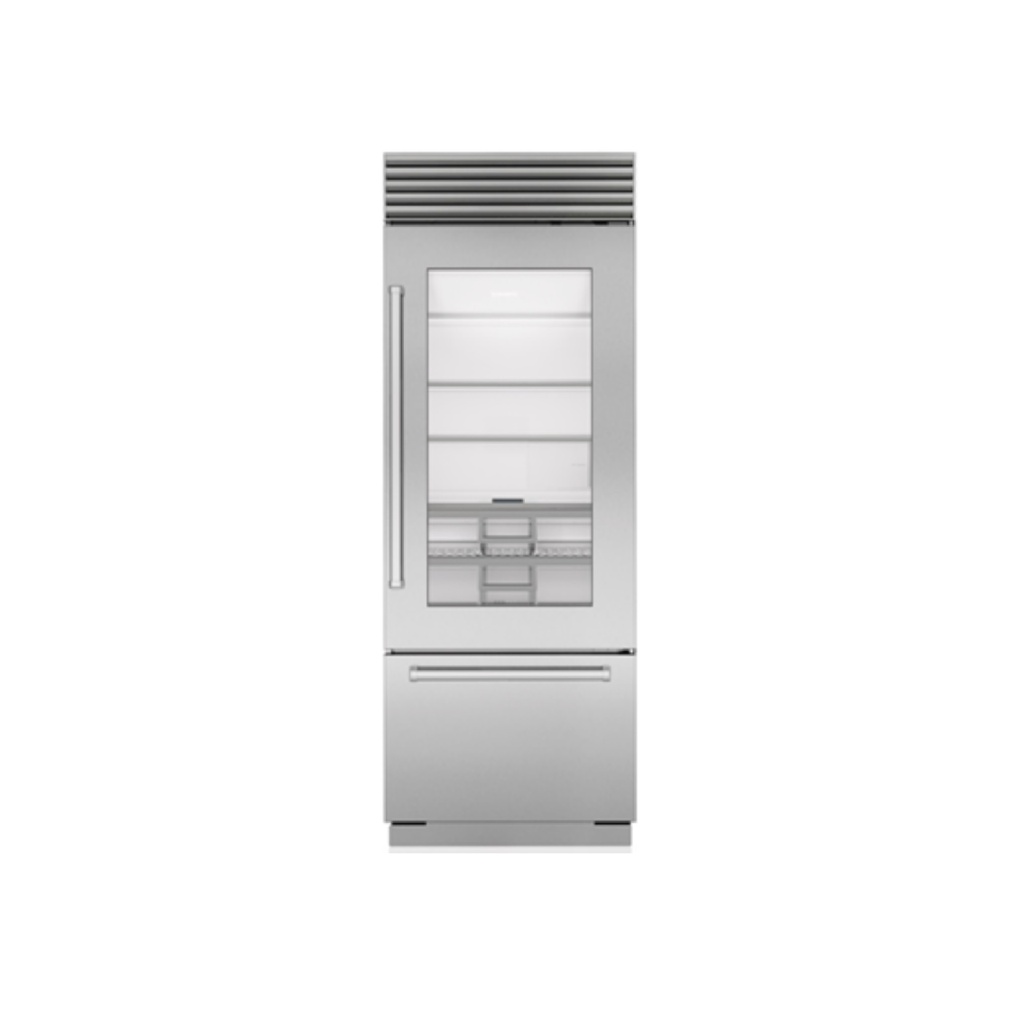 Refrigerador/congelador con Puerta de Vidrio 30", Sub-Zero 