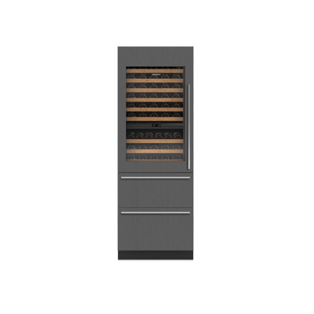 Conservador de vinos con cajones para refrigerador, Sub-Zero 
