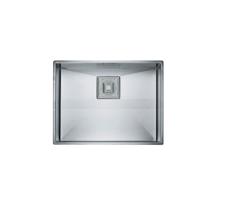 TARJA ACERO INOX. QUIRURJICO (55X42X25CM) TAPA CONTRACANASTA CUADRADA (UNICA PIEZA) 