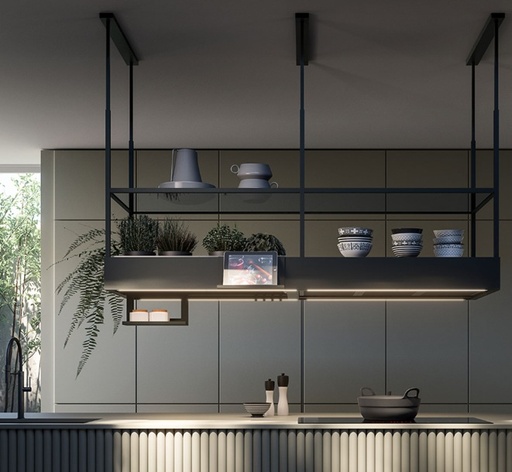 [SPAZIO NEGRO] Campana Acero Negro, Falmec   