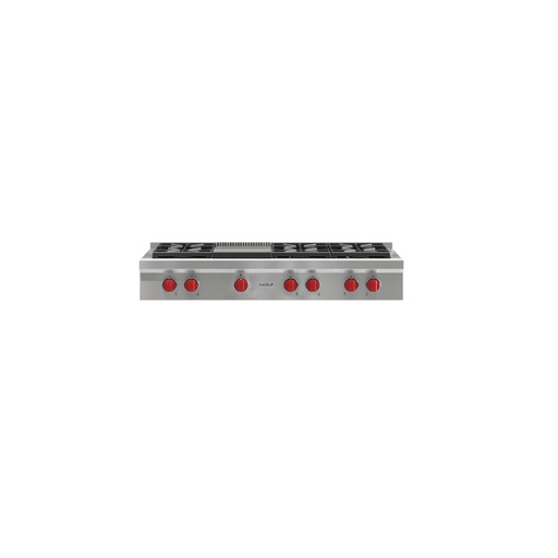 [SRT486G-LP] Parrilla de Quemadores Sellados de 48". Wolf 