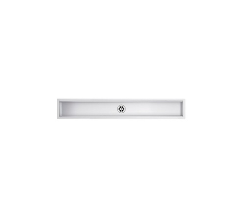 [1CIA180] CANAL DE 180 CM ACERO INOXIDABLE AISI 304 CUBETA CON DESAGUE DE 2" (UNICA PIEZA)
