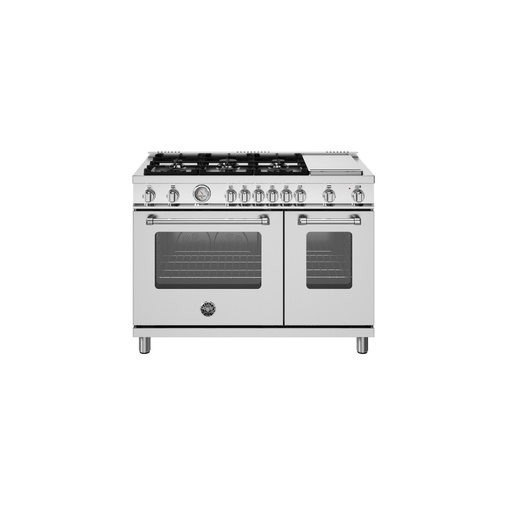 [MAS486GGASXVLP] Estufa 48" Master Series, Acero Versión LP, Bertazzoni 