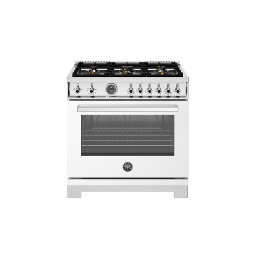 [PRO366BCFGMBIT] Estufa Professional Series 36", Blanco, Bertazzoni 