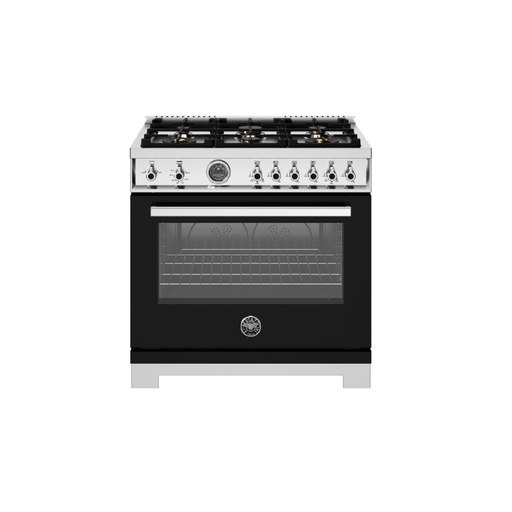 [PRO366BCFGMNET] Estufa Professional Series 36", Negro, Bertazzoni 