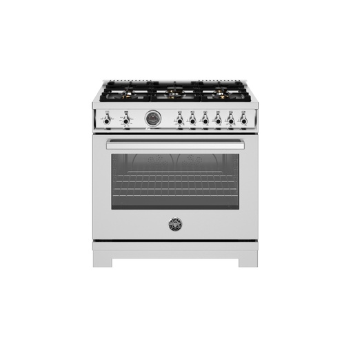 [PRO366BCFGMXT] Estufa Professional Series 36", Acero, Bertazzoni 