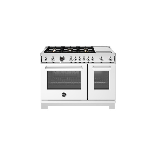 [PRO486BTFGMBIT] Estufa 48" Professional Series, Blanco, Bertazzoni 