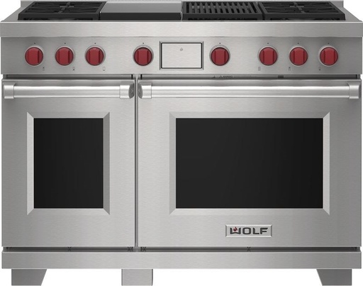 [DF48450CG/S/P/LP]  Estufa Dual de 48", Wolf 